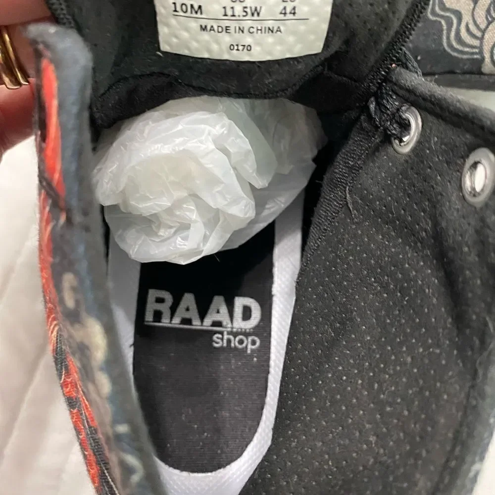 RAAD Shop High Top Sneakers Women Size 11.5 Men S 10